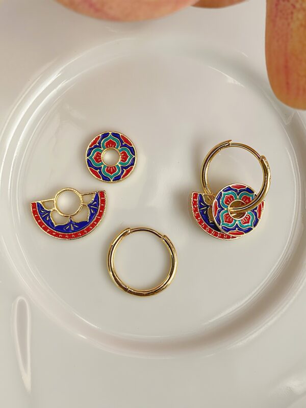 Versatile Earrings- Agapanthus