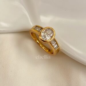 Baroque Diamond Ring