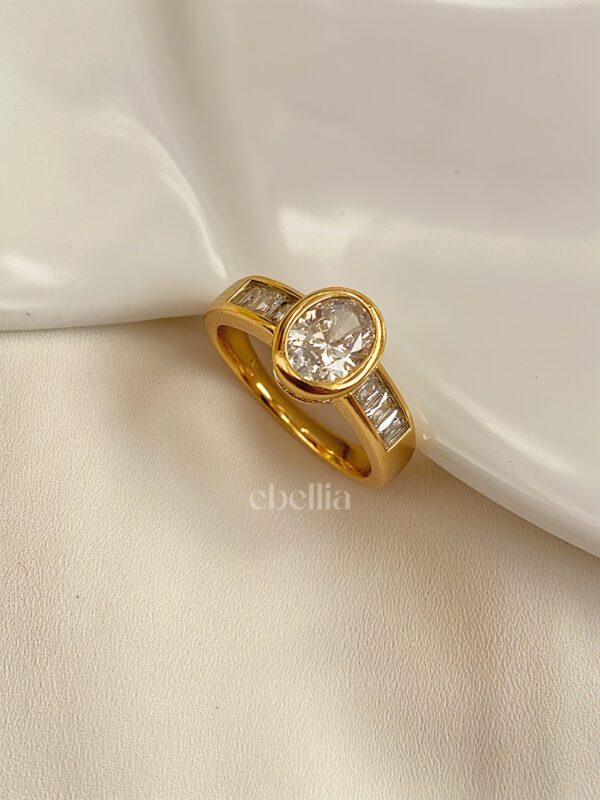 Baroque Diamond Ring